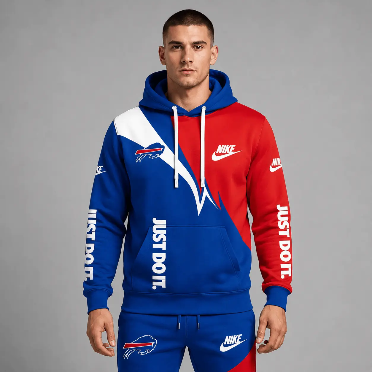 Buffalo Bills | Premium NFL Team Colors Tracksuit Set TD - Image 2