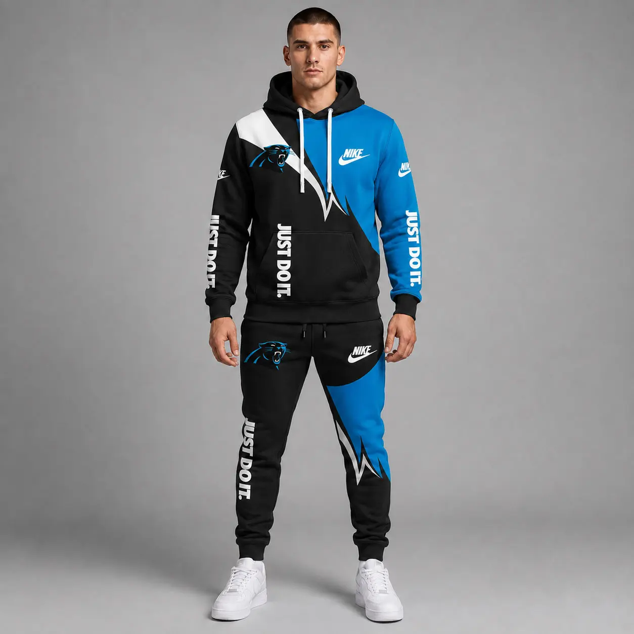 Carolina Panthers | Premium NFL Team Colors Tracksuit Set TD
