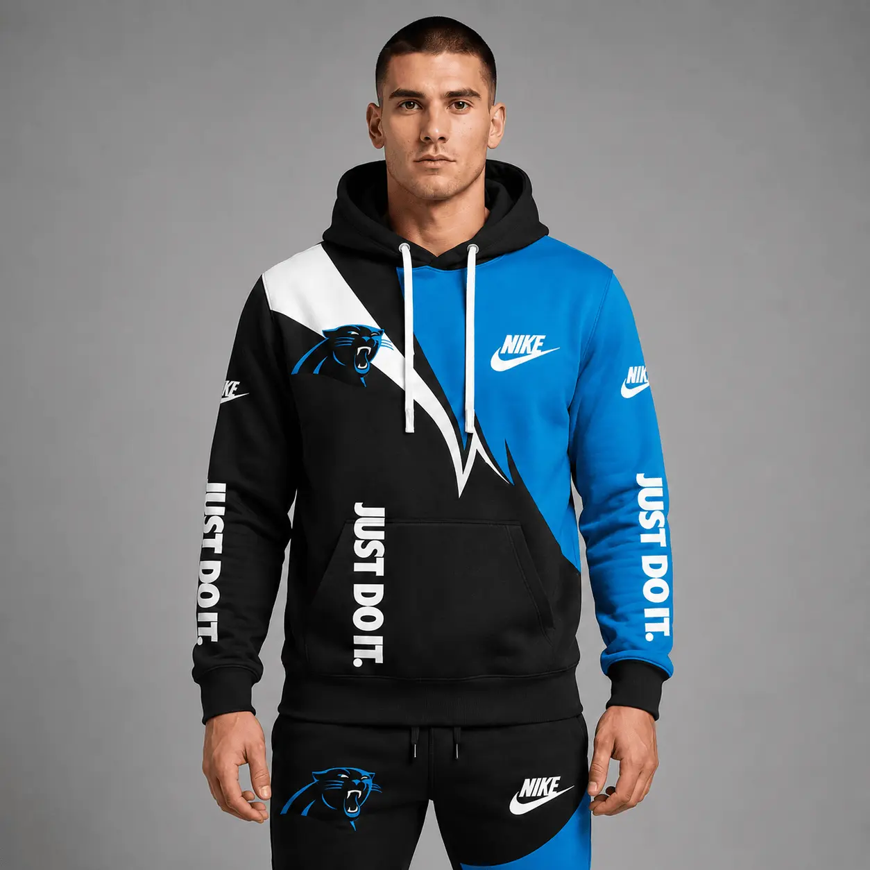 Carolina Panthers | Premium NFL Team Colors Tracksuit Set TD - Image 2