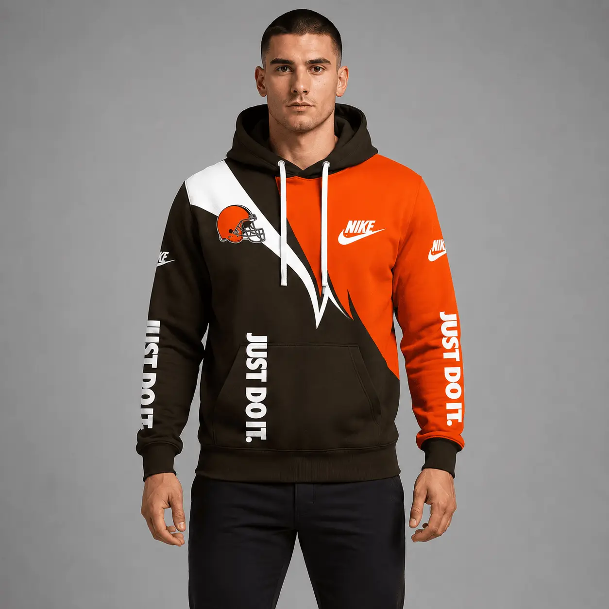 Cleveland Browns | Premium NFL Team Colors Tracksuit Set TD - Image 2