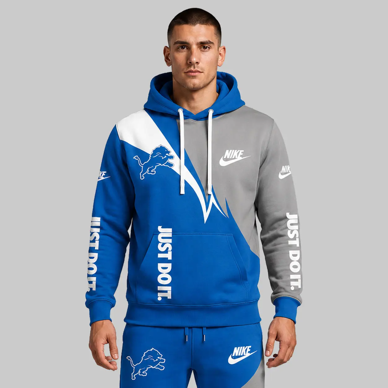 Detroit Lions | Premium NFL Team Colors Tracksuit Set TD - Image 2