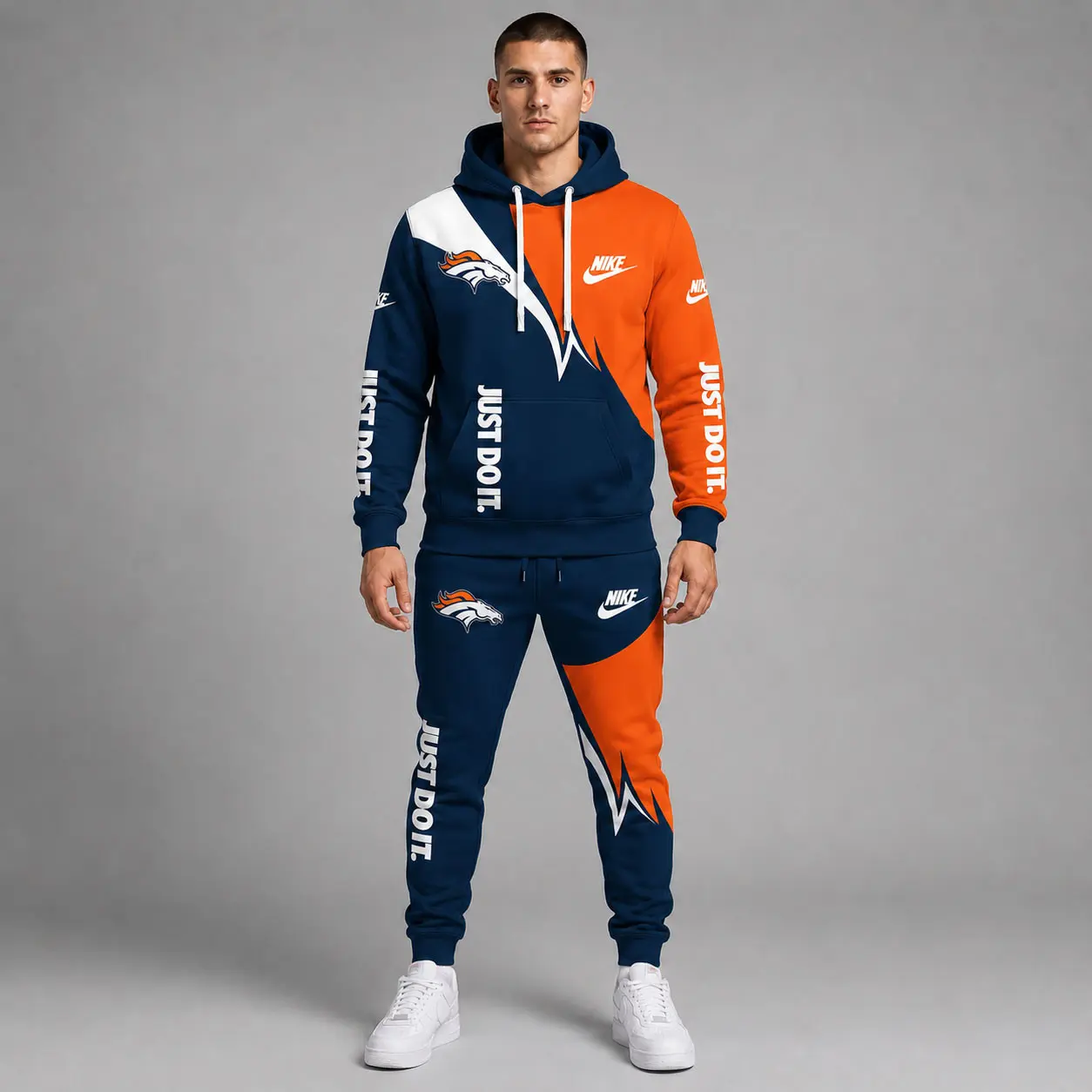 Denver Broncos | Premium NFL Team Colors Tracksuit Set TD