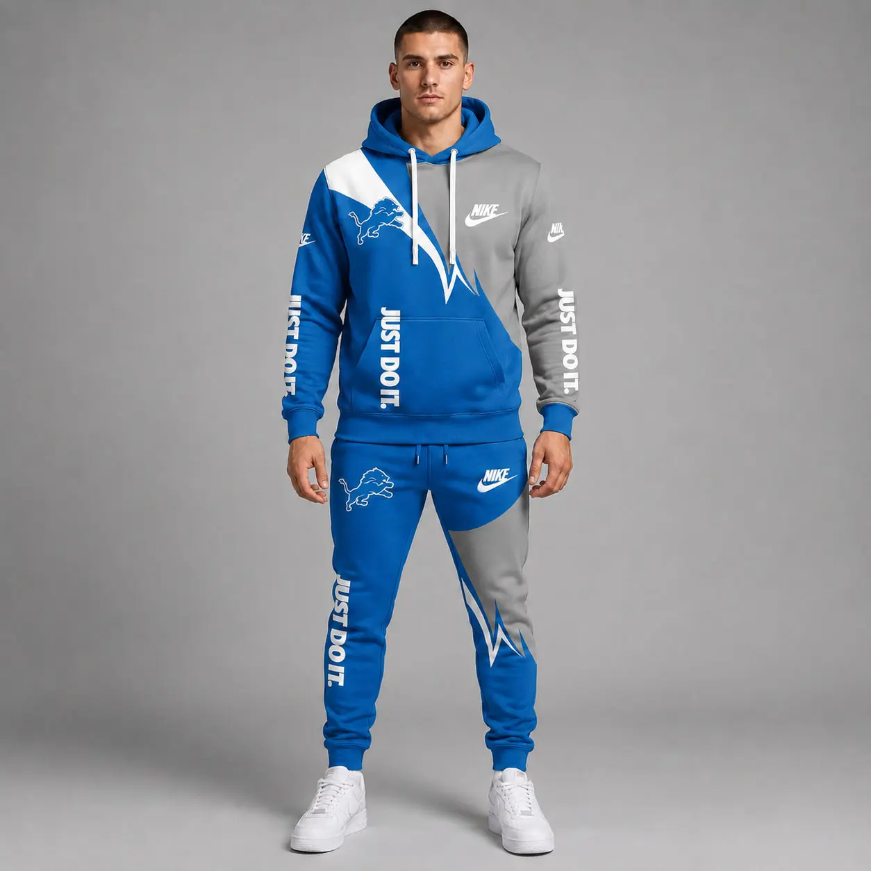 Detroit Lions | Premium NFL Team Colors Tracksuit Set TD