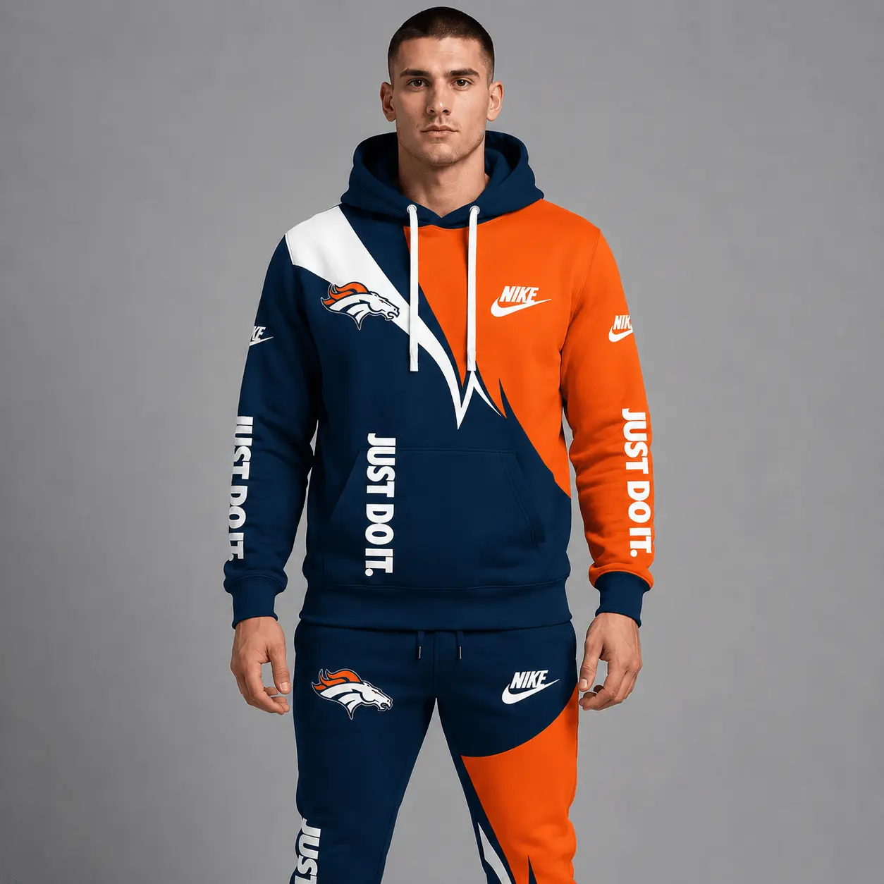 Denver Broncos | Premium NFL Team Colors Tracksuit Set TD - Image 2