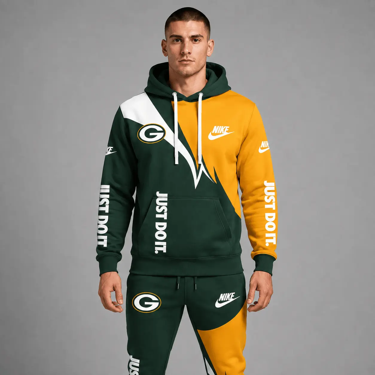 Green Bay Packers | Premium NFL Team Colors Tracksuit Set TD - Image 2