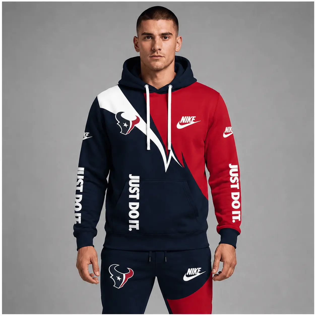 Houston Texans | Premium NFL Team Colors Tracksuit Set TD - Image 2
