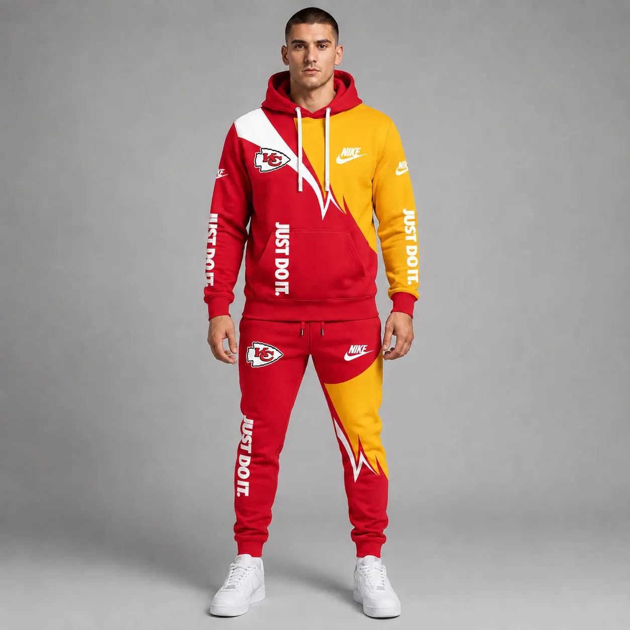 Kansas City Chiefs | Premium NFL Team Colors Tracksuit Set TD