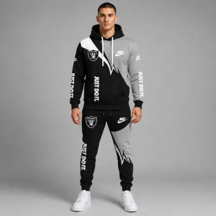 Las Vegas Raiders | Premium NFL Team Colors Tracksuit Set TD