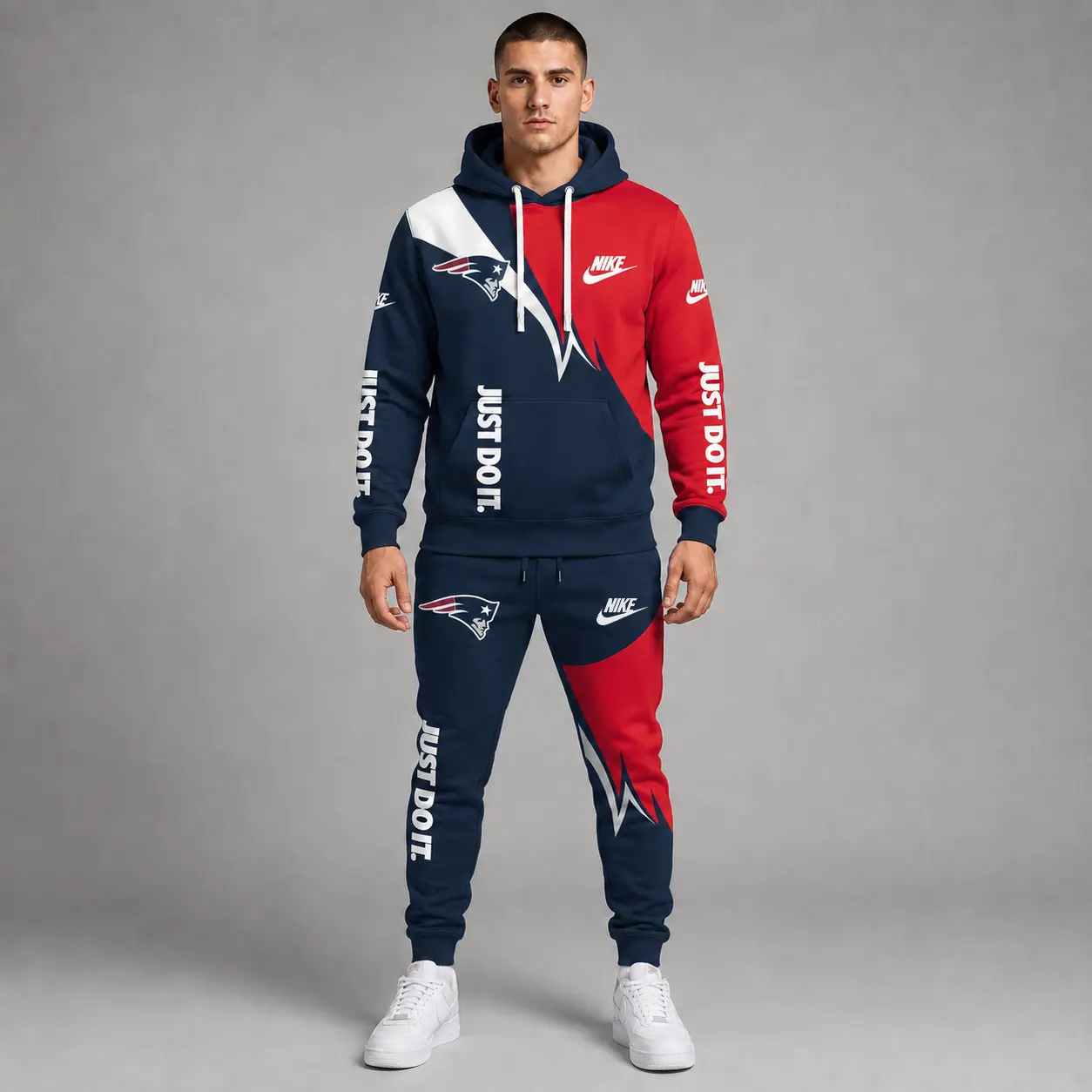 New England Patriots | Premium NFL Team Colors Tracksuit Set TD