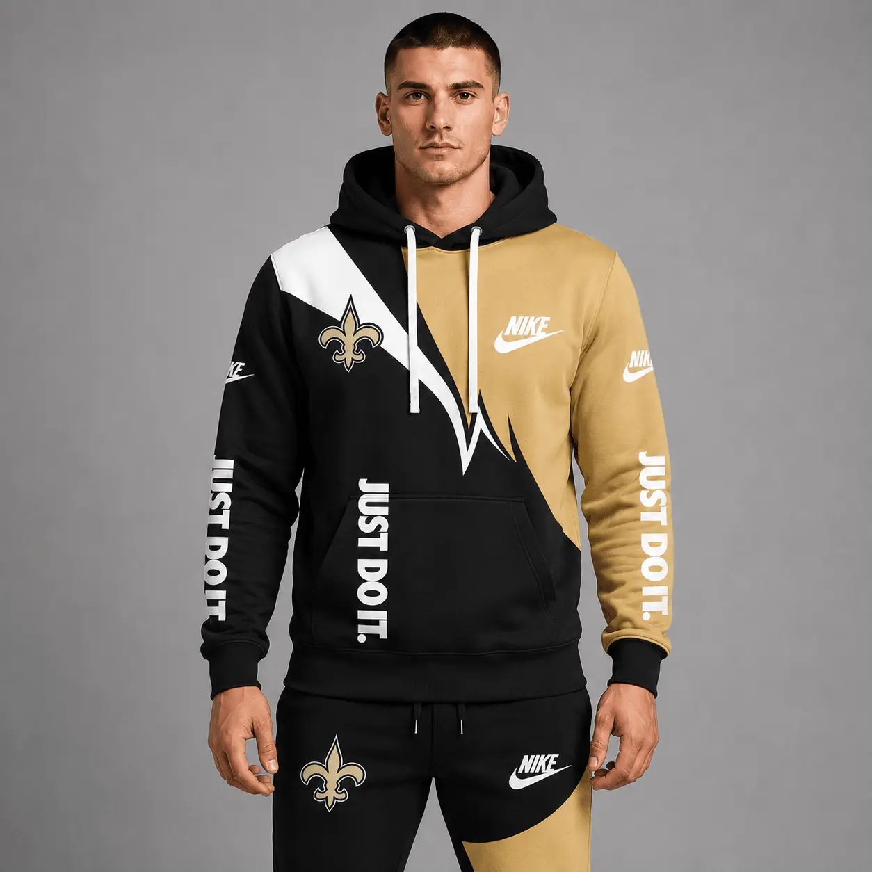 New Orleans Saints | Premium NFL Team Colors Tracksuit Set TD - Image 2