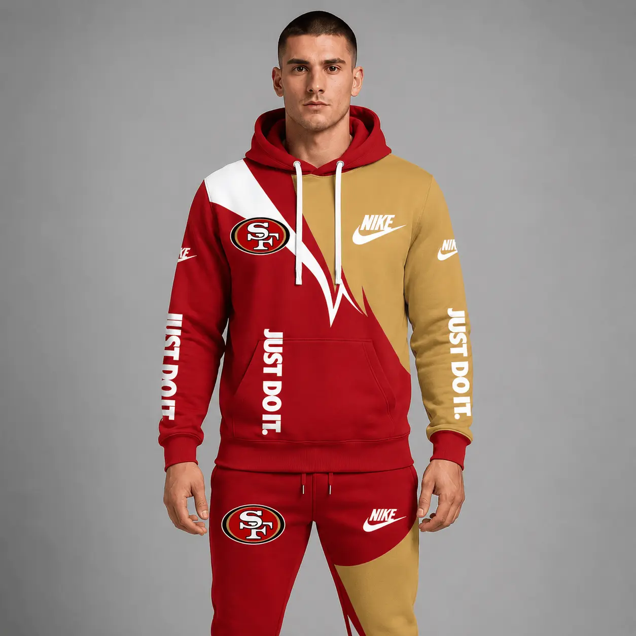San Francisco 49ers | Premium NFL Team Colors Tracksuit Set TD - Image 2