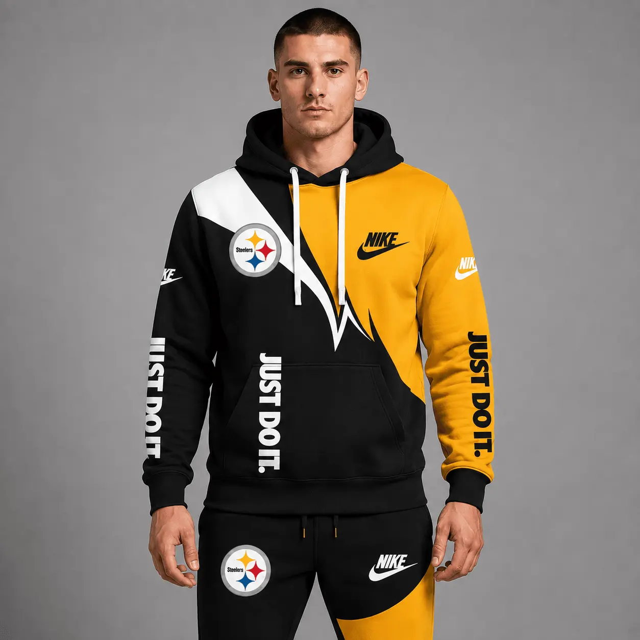 Pittsburgh Steelers | Premium NFL Team Colors Tracksuit Set TD - Image 2