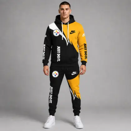 Pittsburgh Steelers | Premium NFL Team Colors Tracksuit Set TD