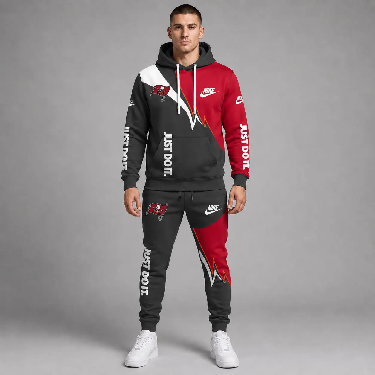 Tampa Bay Buccaneers | Premium NFL Team Colors Tracksuit Set TD