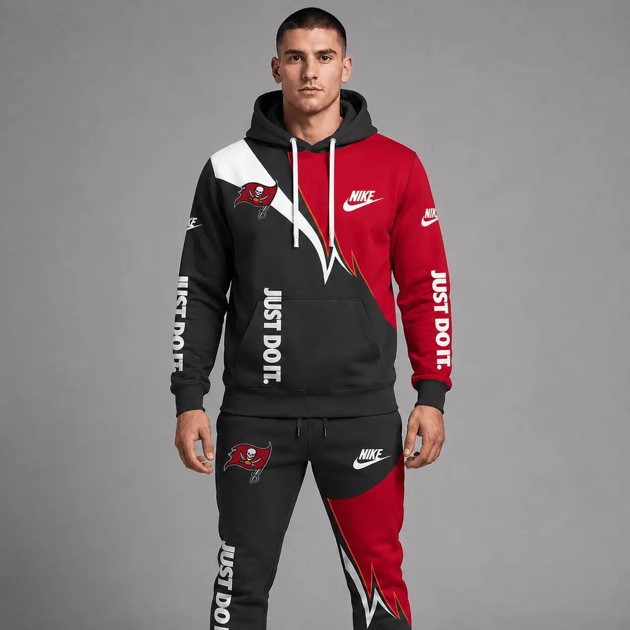 Tampa Bay Buccaneers | Premium NFL Team Colors Tracksuit Set TD - Image 2