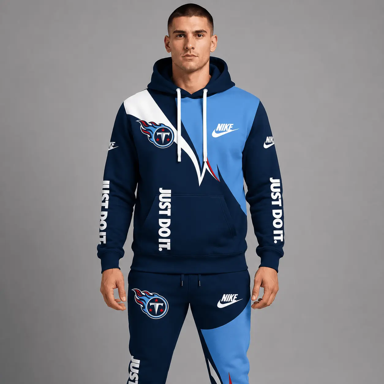 Tennessee Titans | Premium NFL Team Colors Tracksuit Set TD - Image 2