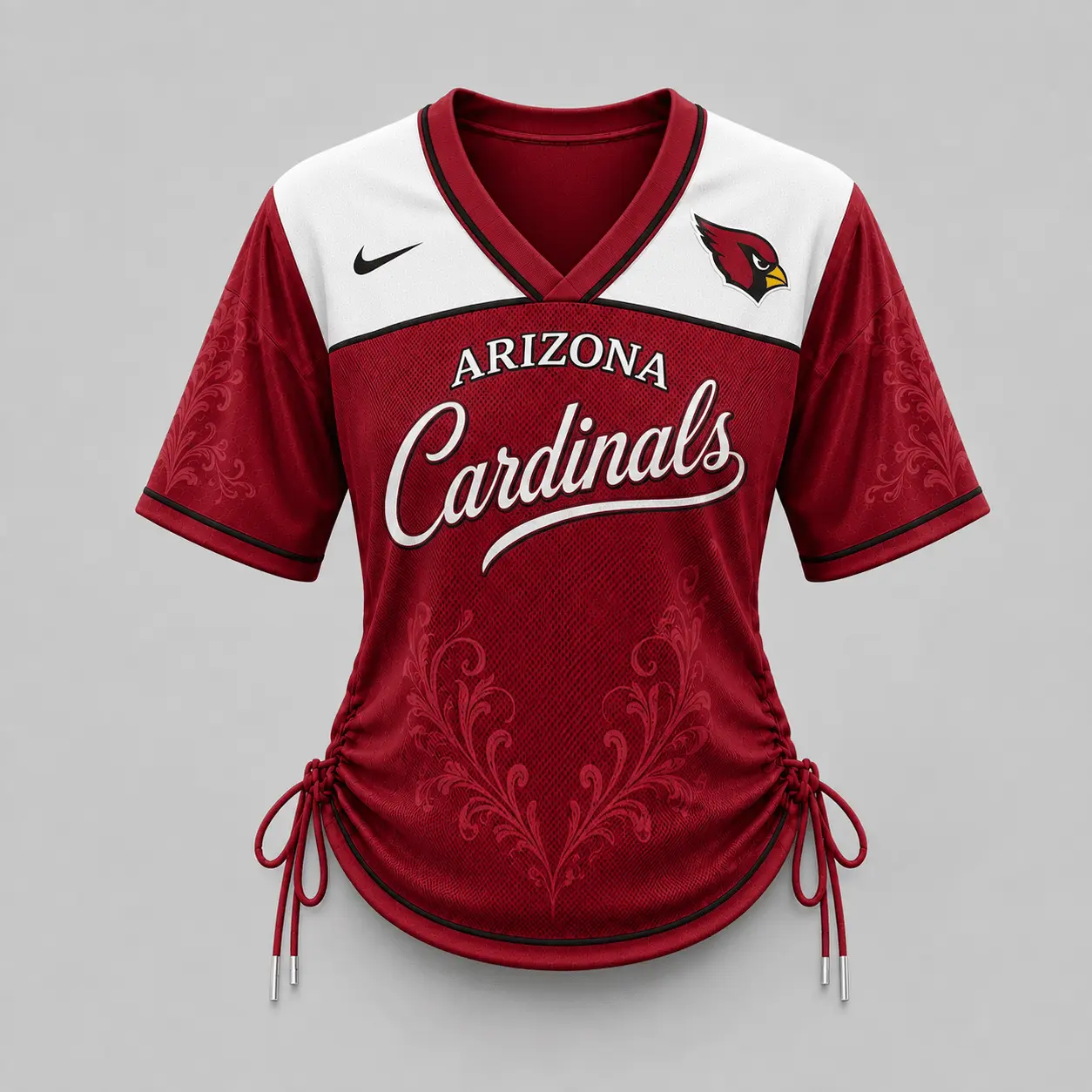 Arizona Cardinals | Premium NFL This Girl Loves Game Day Women Lace-Up Jersey TD - Image 2