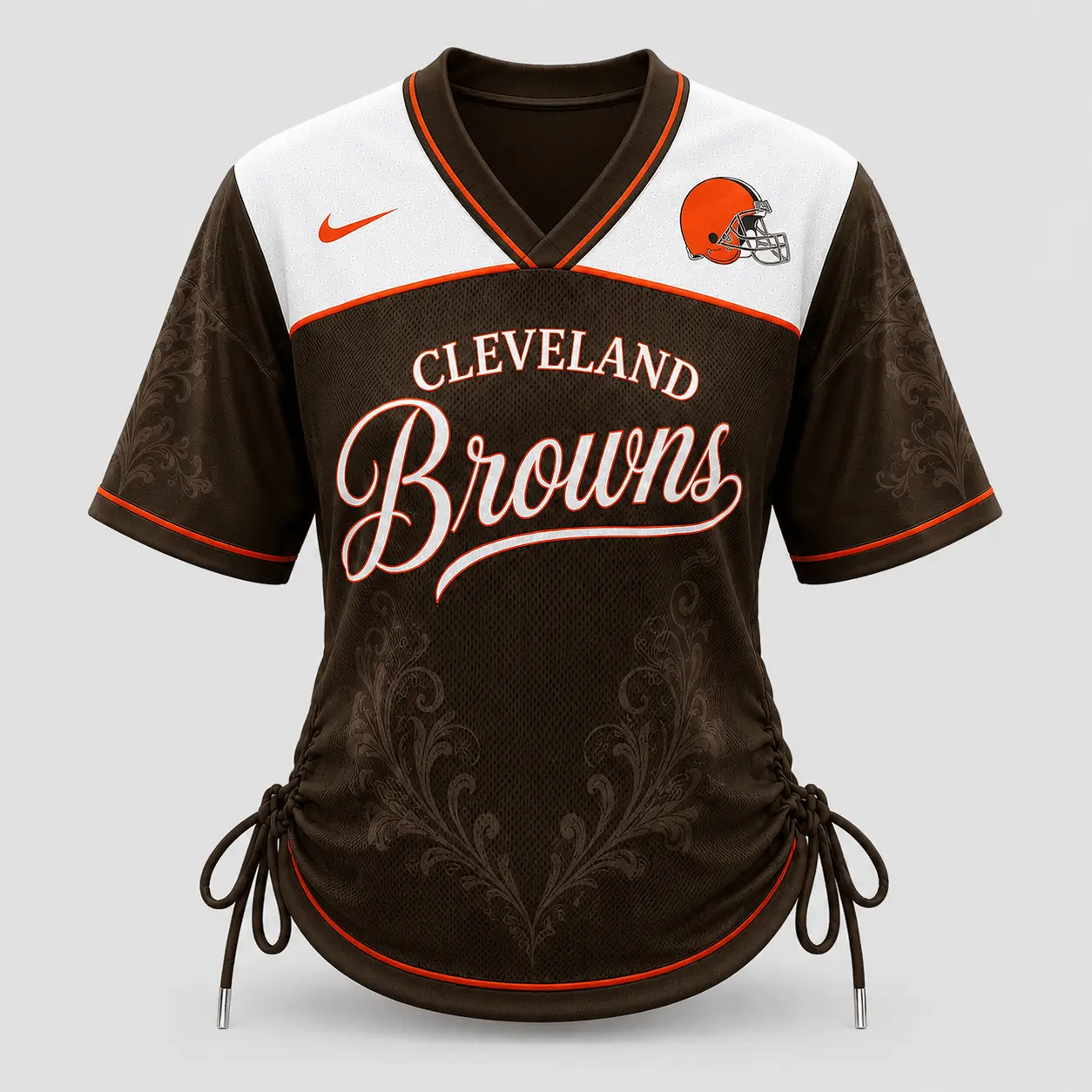 Cleveland Browns | Premium NFL This Girl Loves Game Day Women Lace-Up Jersey TD - Image 2
