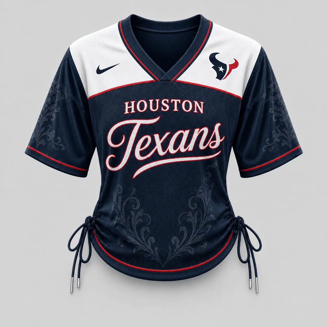 Houston Texans | Premium NFL This Girl Loves Game Day Women Lace-Up Jersey TD - Image 2