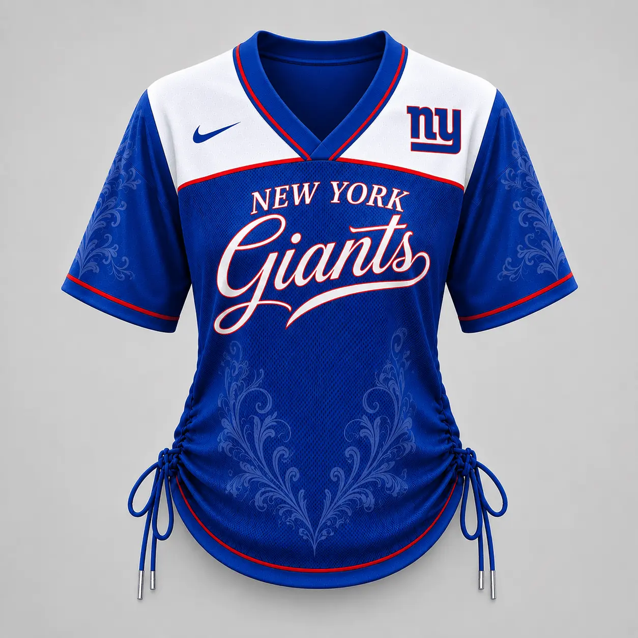 New York Giants | Premium NFL This Girl Loves Game Day Women Lace-Up Jersey TD - Image 2