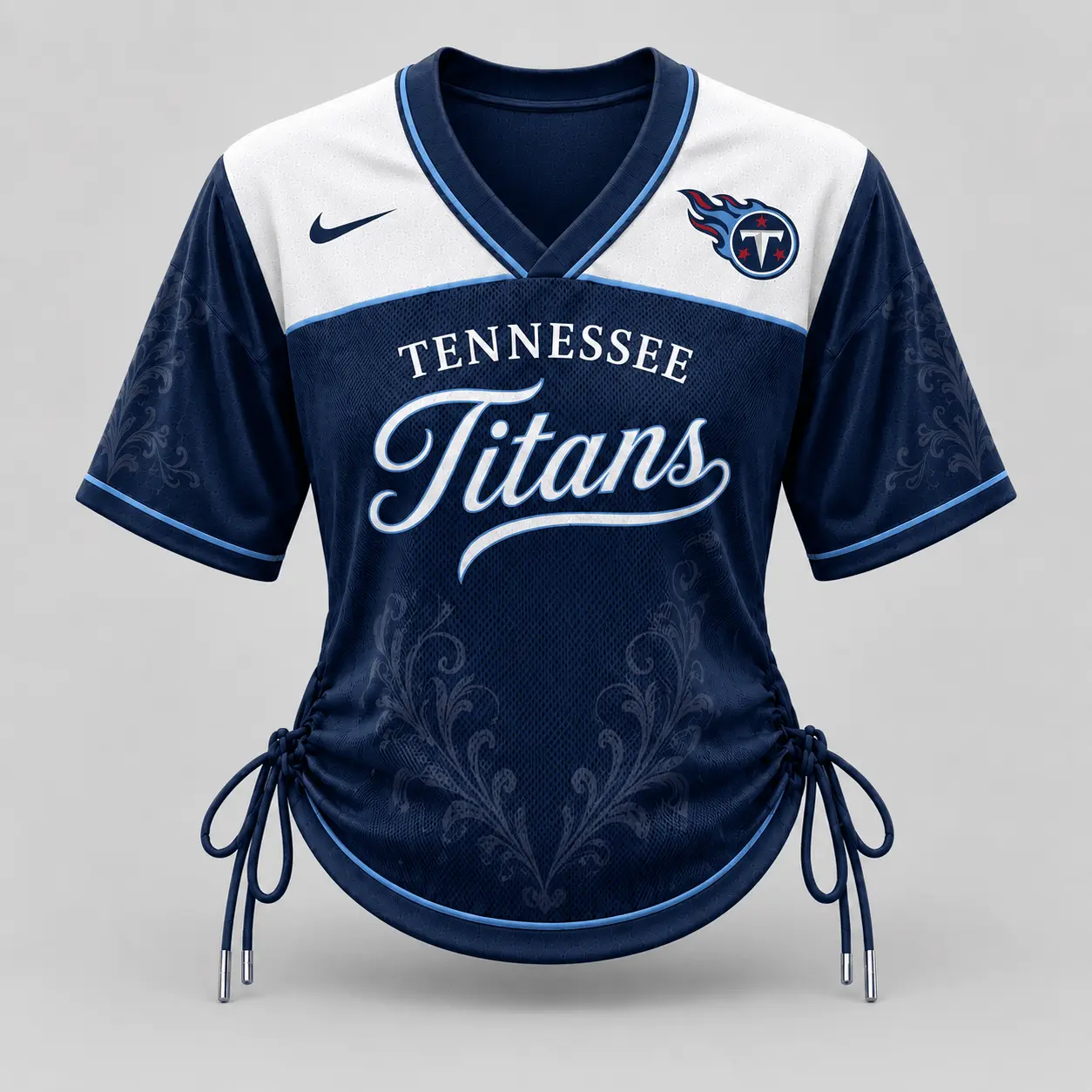 Tennessee Titans | Premium NFL This Girl Loves Game Day Women Lace-Up Jersey TD - Image 2