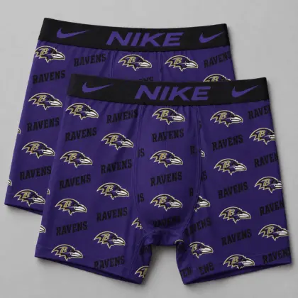Baltimore Ravens | Premium NFL Football Fan Team Men'S Boxers TD