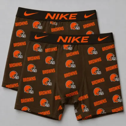 Cleveland Browns | Premium NFL Football Fan Team Men'S Boxers TD
