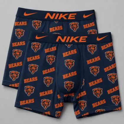 Chicago Bears | Premium NFL Football Fan Team Men'S Boxers TD