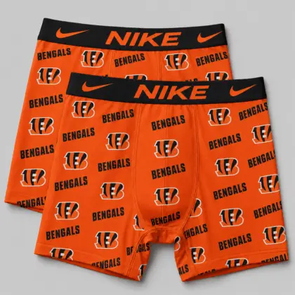 Cincinnati Bengals | Premium NFL Football Fan Team Men'S Boxers TD