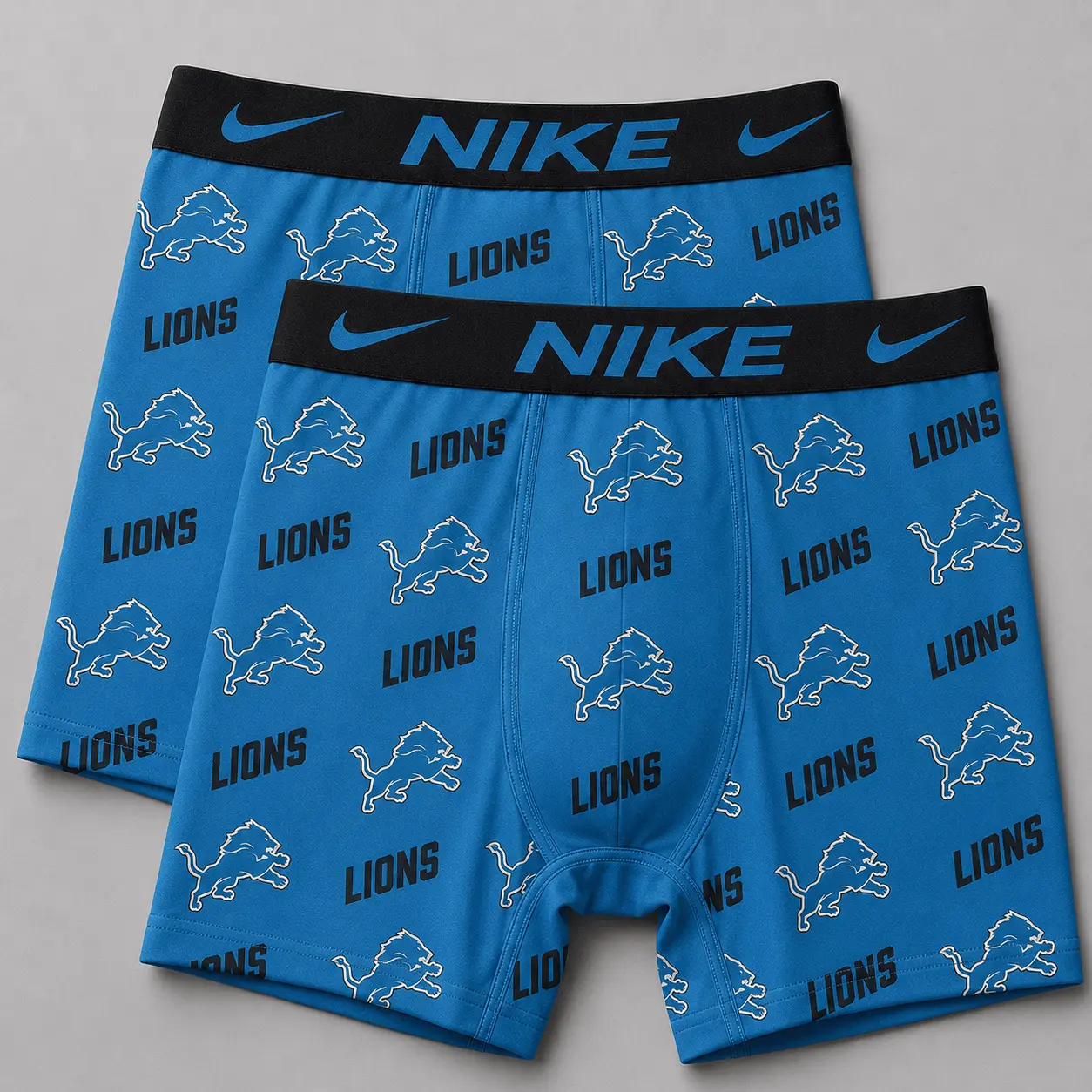 Detroit Lions | Premium NFL Football Fan Team Men'S Boxers TD