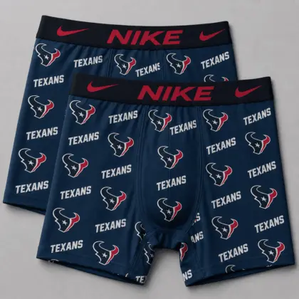 Houston Texans | Premium NFL Football Fan Team Men'S Boxers TD