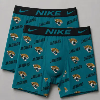 Jacksonville Jaguars | Premium NFL Football Fan Team Men'S Boxers TD