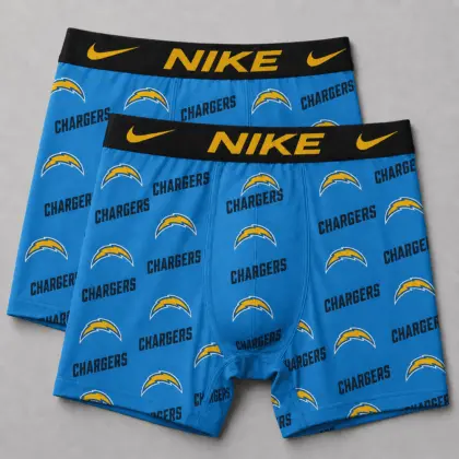 Los Angeles Chargers | Premium NFL Football Fan Team Men'S Boxers TD