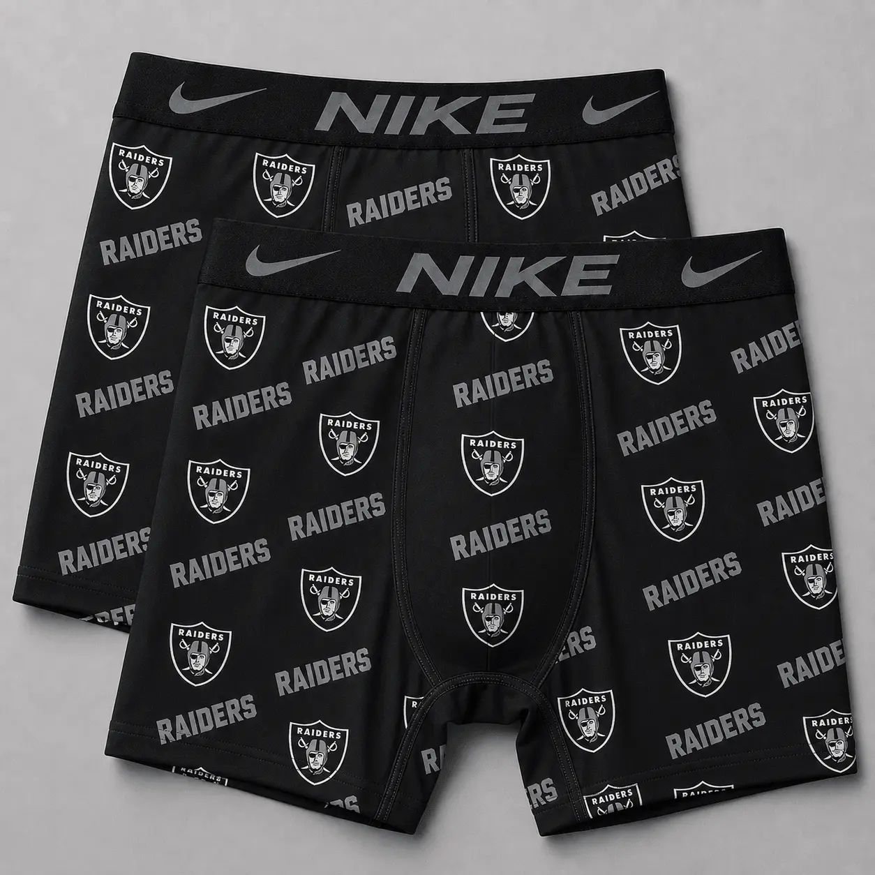 Las Vegas Raiders | Premium NFL Football Fan Team Men'S Boxers TD