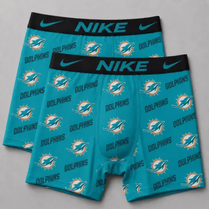 Miami Dolphins | Premium NFL Football Fan Team Men'S Boxers TD