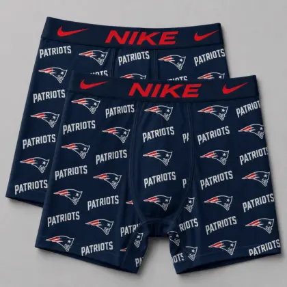 New England Patriots | Premium NFL Football Fan Team Men'S Boxers TD