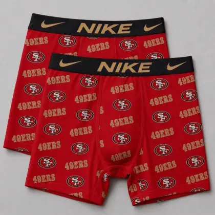 San Francisco 49ers | Premium NFL Football Fan Team Men'S Boxers TD