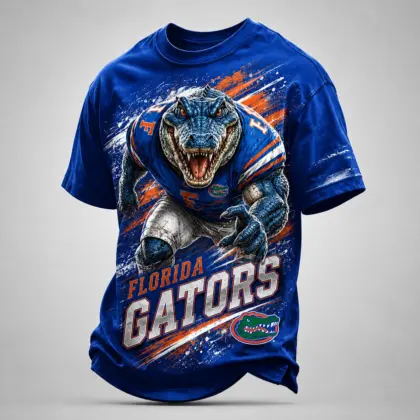 Florida Gators | Premium NCAA Fierce Mascot Team Pride T-Shirt TD