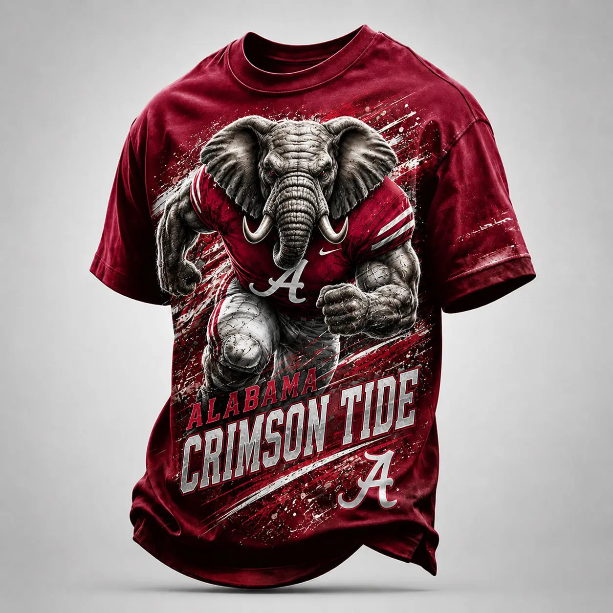 Alabama Crimson Tide | Premium NCAA Fierce Mascot Team Pride T-Shirt TD