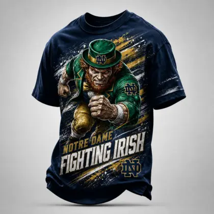 Notre Dame Fighting Irish | Premium NCAA Fierce Mascot Team Pride T-Shirt TD