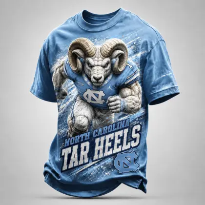 North Carolina Tar Heels | Premium NCAA Fierce Mascot Team Pride T-Shirt TD