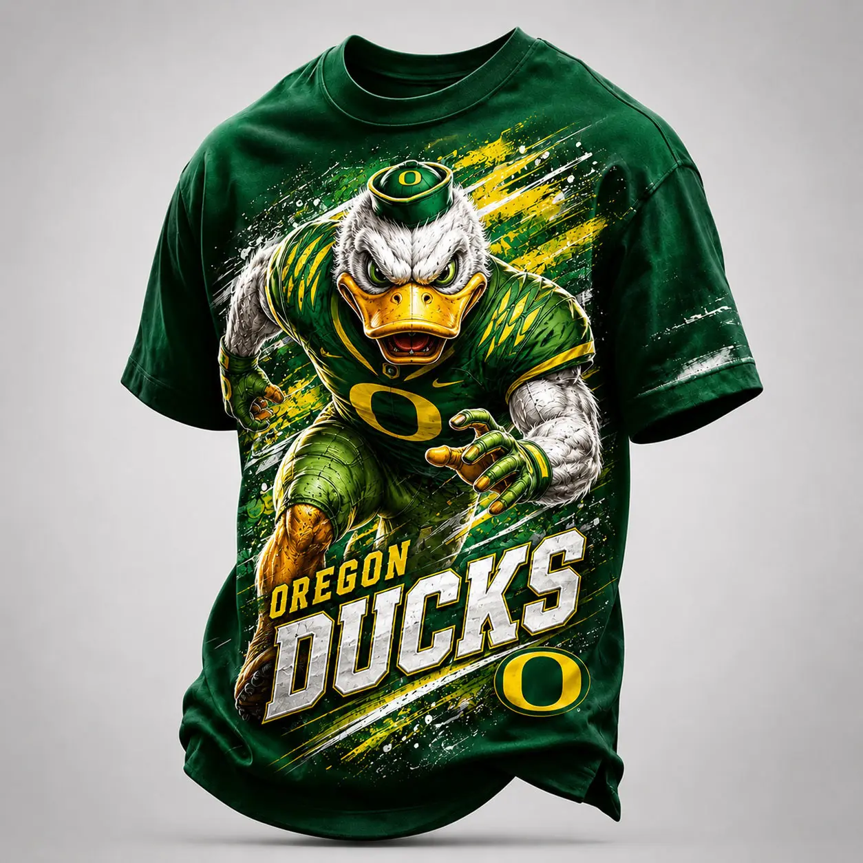 Oregon Ducks | Premium NCAA Fierce Mascot Team Pride T-Shirt TD