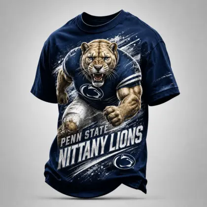 Penn State Nittany Lions | Premium NCAA Fierce Mascot Team Pride T-Shirt TD