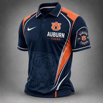 Auburn Tigers | Premium NCAA Strong Team Pride Sport Polo TD