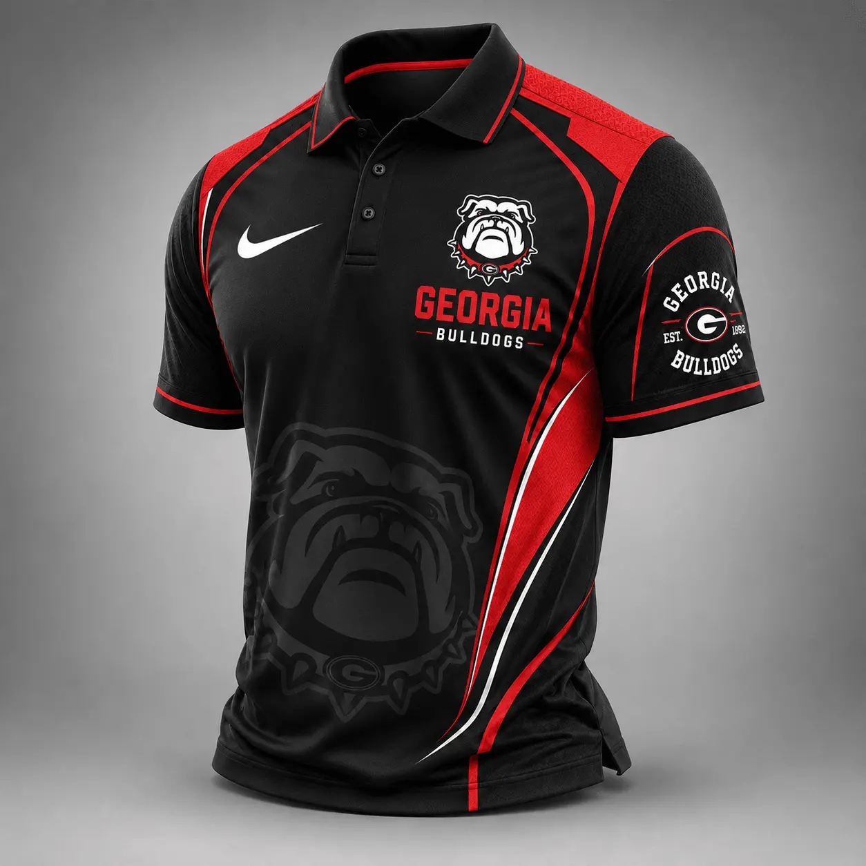 Georgia Bulldogs | Premium NCAA Strong Team Pride Sport Polo TD