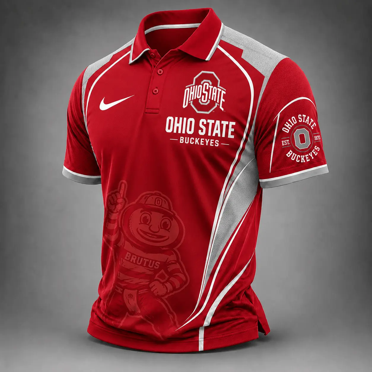 Ohio State Buckeyes | Premium NCAA Strong Team Pride Sport Polo TD