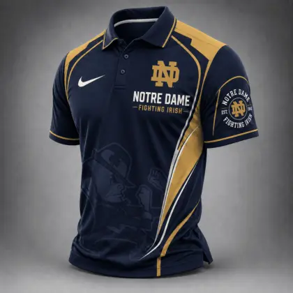 Notre Dame Fighting Irish | Premium NCAA Strong Team Pride Sport Polo TD