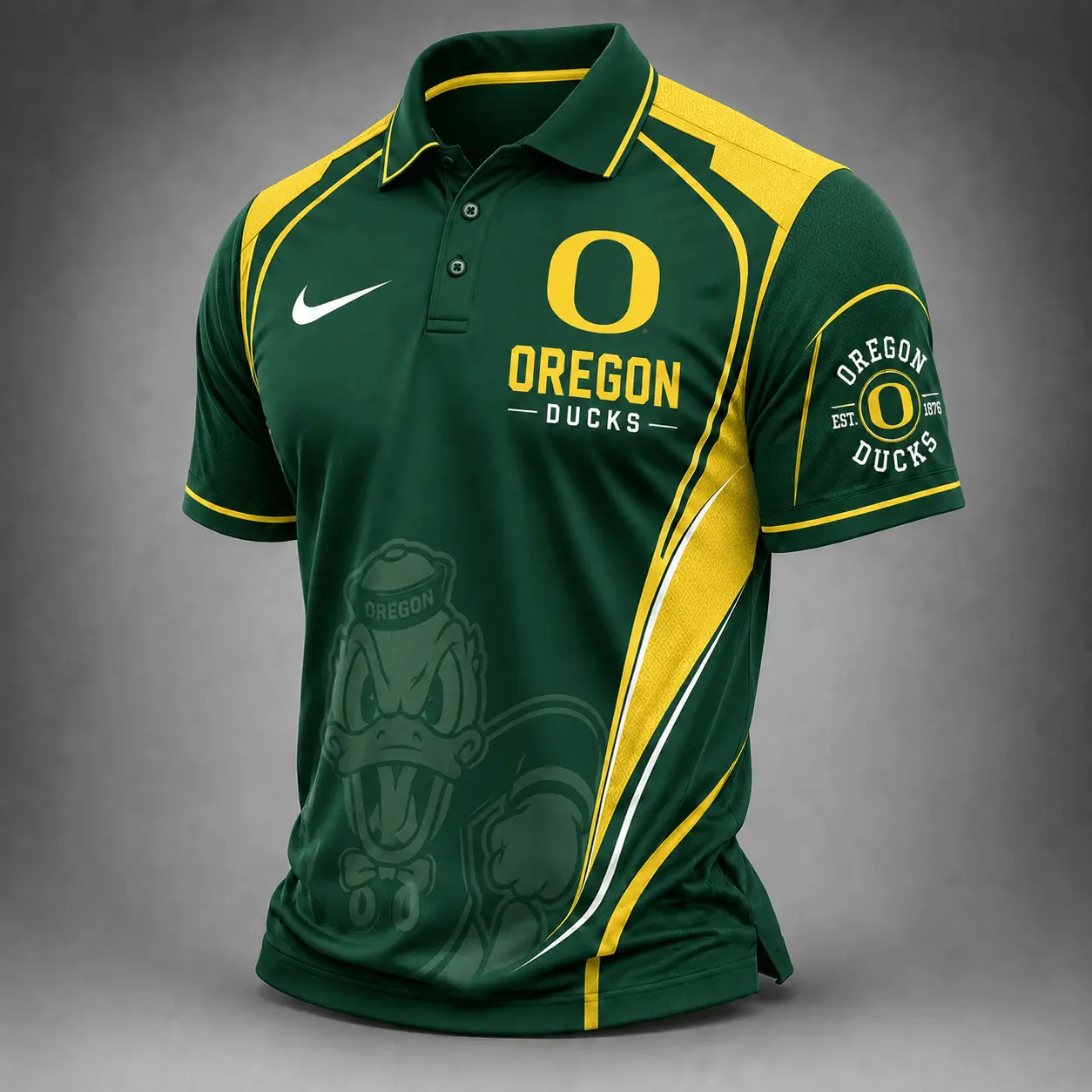 Oregon Ducks | Premium NCAA Strong Team Pride Sport Polo TD