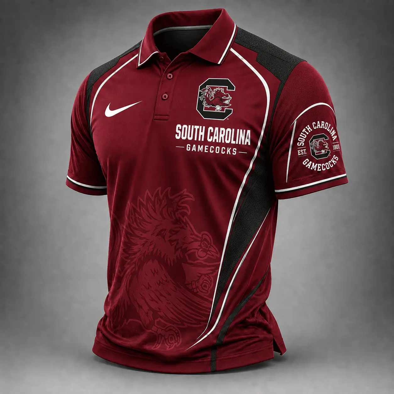 South Carolina Gamecocks | Premium NCAA Strong Team Pride Sport Polo TD