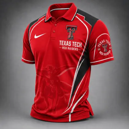 Texas Tech Red Raiders | Premium NCAA Strong Team Pride Sport Polo TD